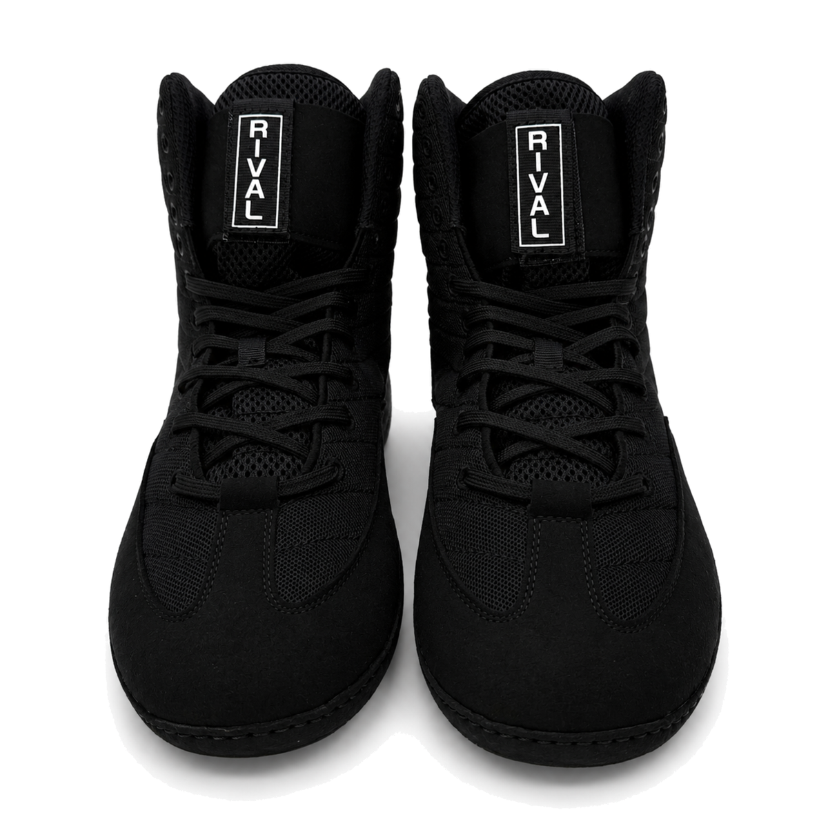 Great Call Athletics Rival Wrestling Shoe in Black - pair front view