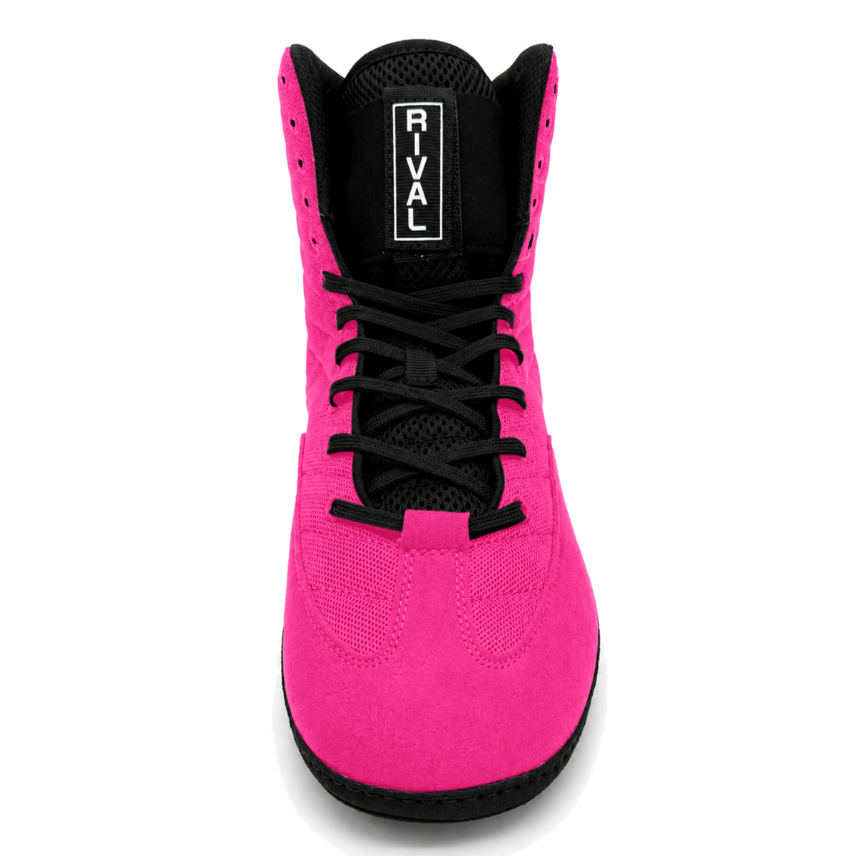 Great Call Athletics Rival Wrestling Shoe in Pink/Black - front view