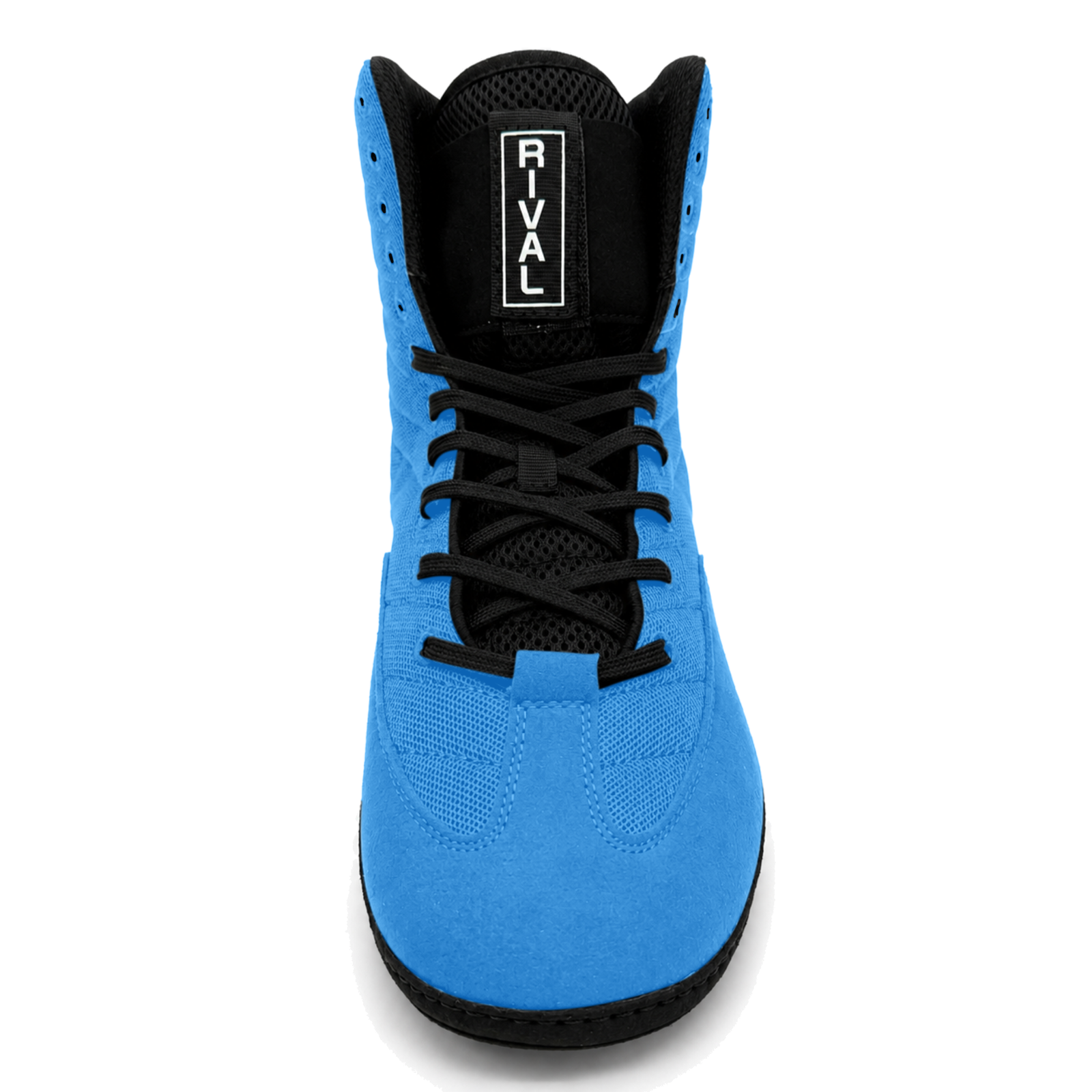 Great Call Athletics Rival Wrestling Shoe in Powder Blue/Black - front view