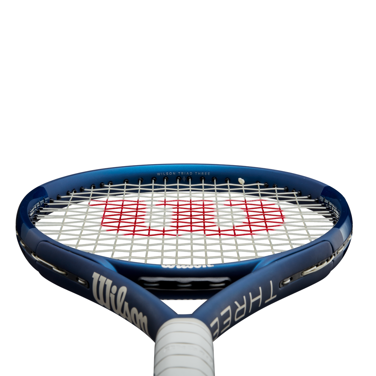 Wilson Triad Three Tennis Racket Unstrung, 113 sq in Oversize in Blue - alternate view 2