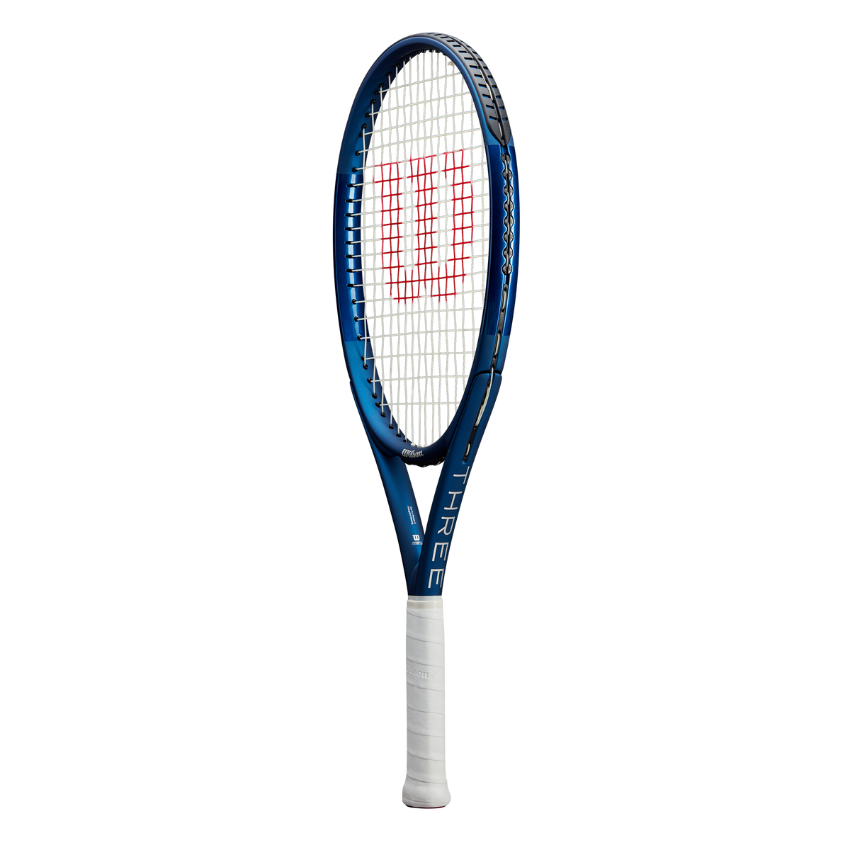 Wilson Triad Three Tennis Racket Unstrung, 113 sq in Oversize in Blue - alternate view 1