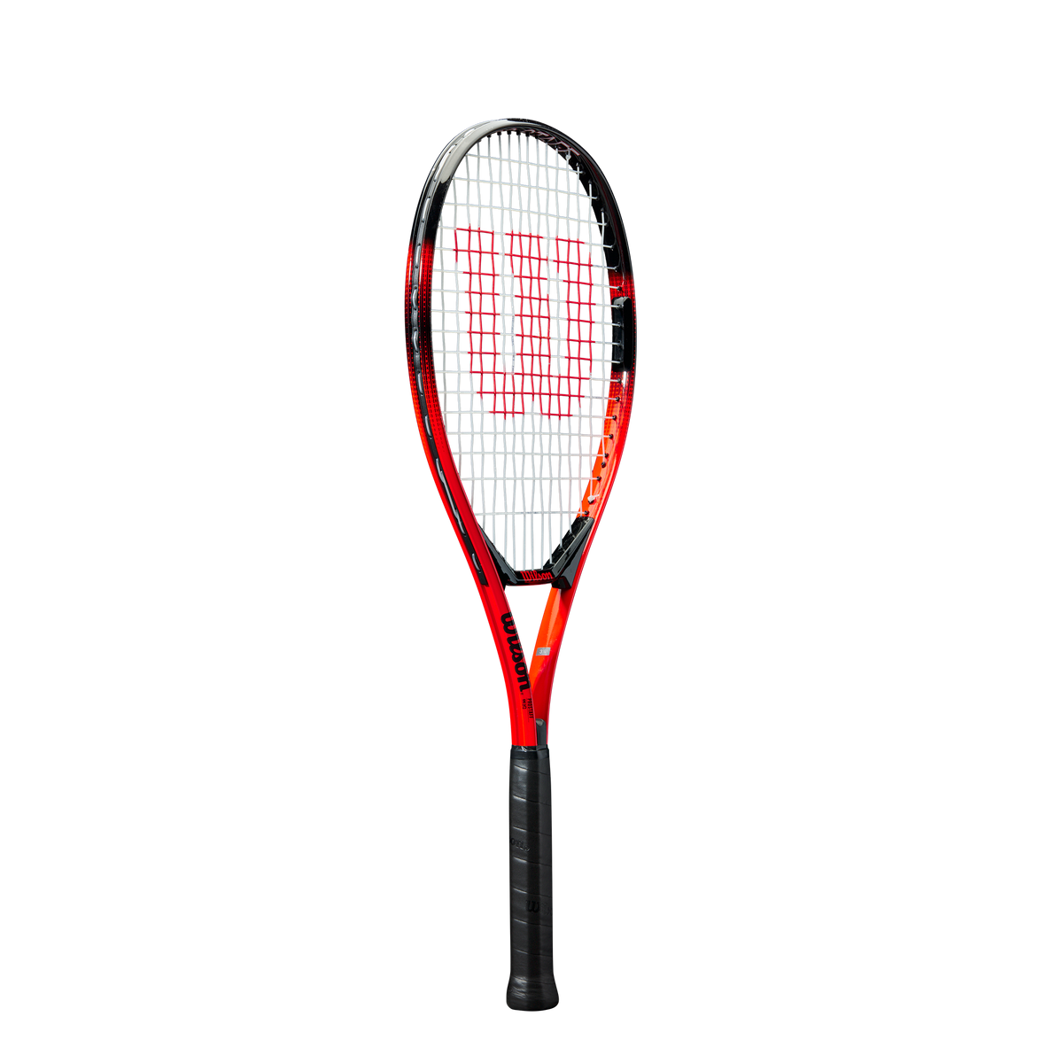 Wilson Pro Staff Precision Junior 25 Strung Tennis Racket, Red/Black - main view