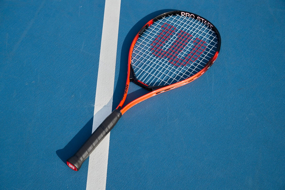 Wilson Pro Staff Precision Junior 23 Strung Tennis Racket, Red/Black - alternate view 2