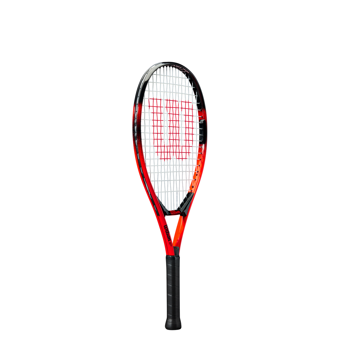 Wilson Pro Staff Precision Junior 23 Strung Tennis Racket, Red/Black - main view
