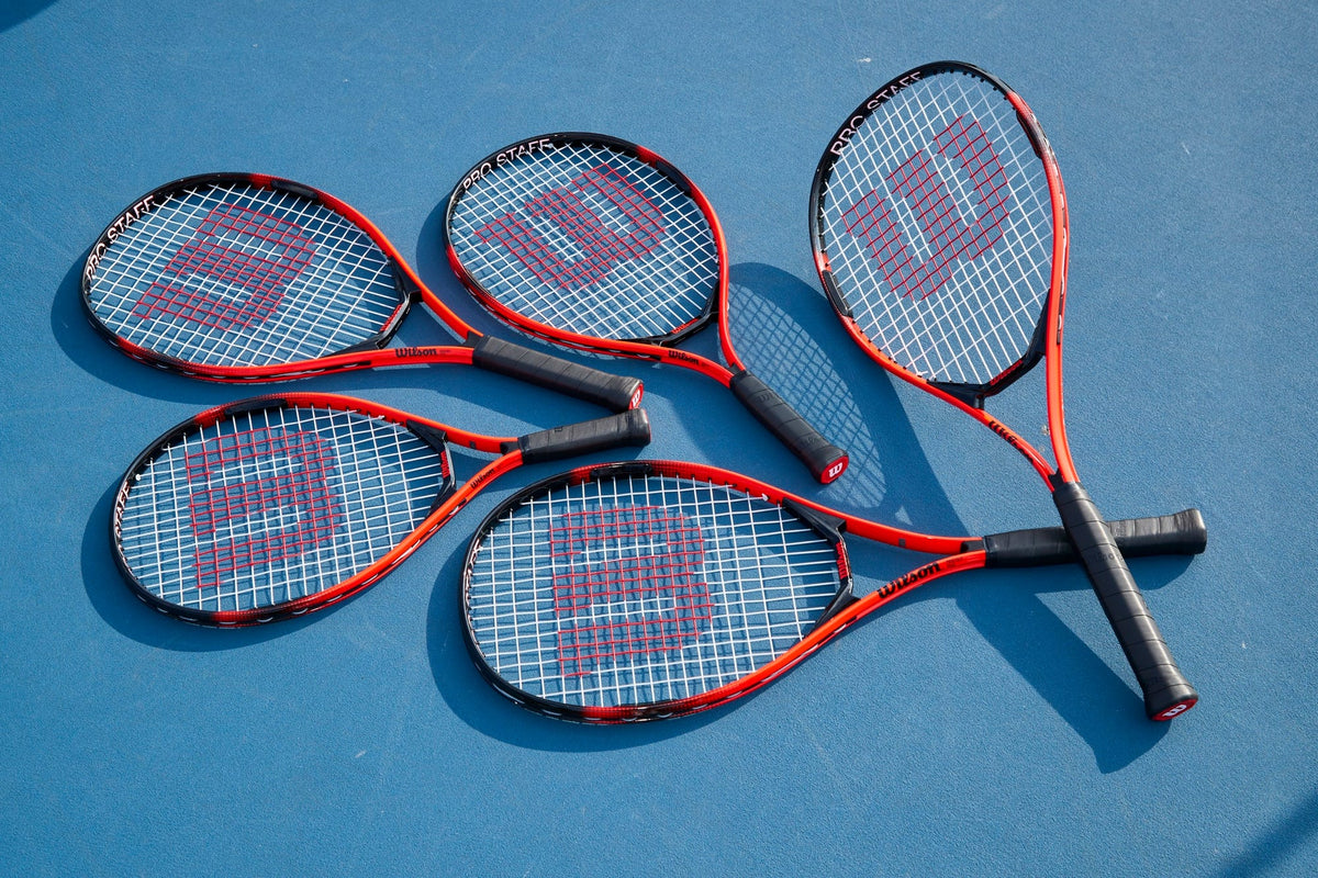 Wilson Pro Staff Precision Junior 23 Strung Tennis Racket, Red/Black - alternate view 1