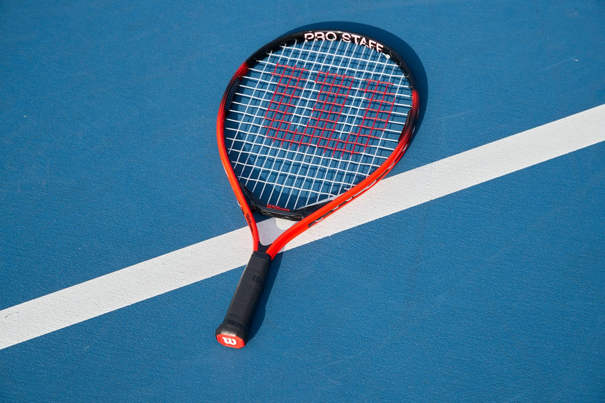 Wilson Pro Staff Precision Junior 19 Tennis Racket, Strung, Red/Black - alternate view 1