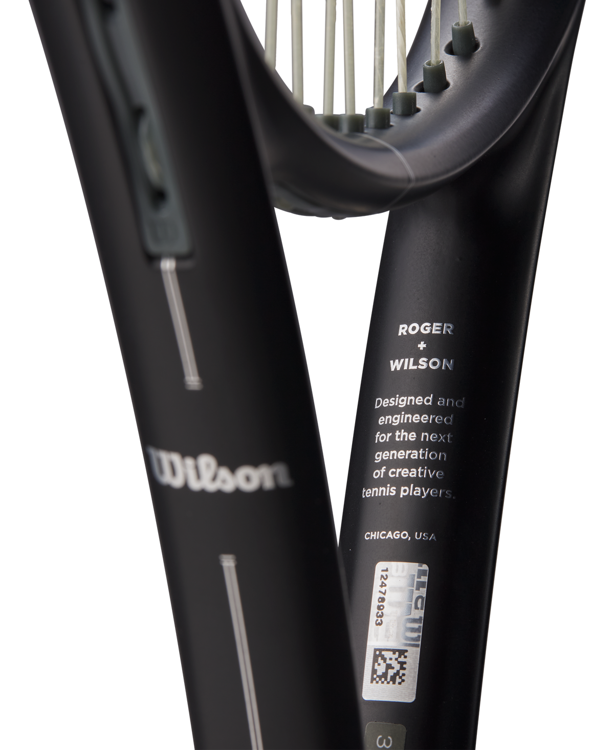 Wilson RF 01 Tennis Racket Unstrung, 98 sq in, Black/Blue - alternate view 5