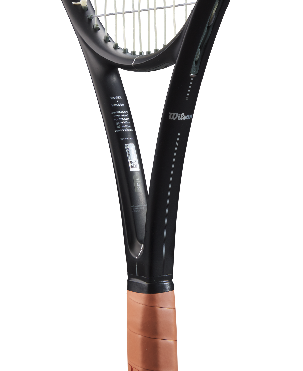 Wilson RF 01 Tennis Racket Unstrung, 98 sq in, Black/Blue - alternate view 2
