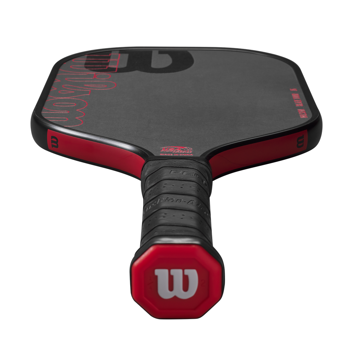 Wilson Blaze Tour 16mm Raw Carbon Pickleball Paddle, Black/Red - alternate view 3