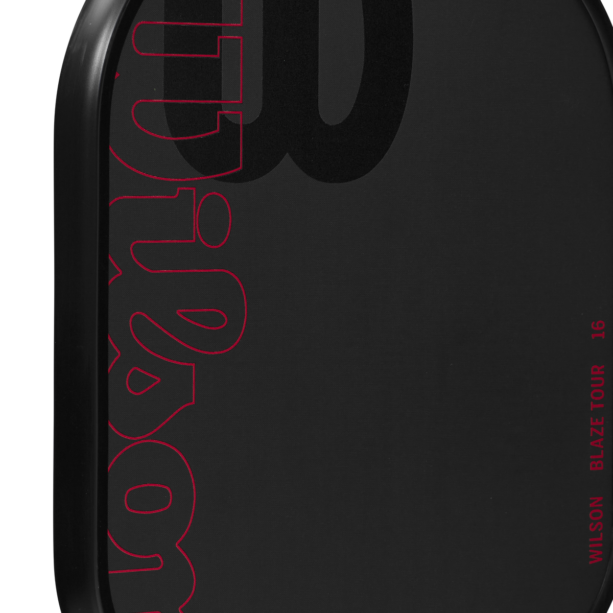 Wilson Blaze Tour 16mm Raw Carbon Pickleball Paddle, Black/Red - alternate view 4