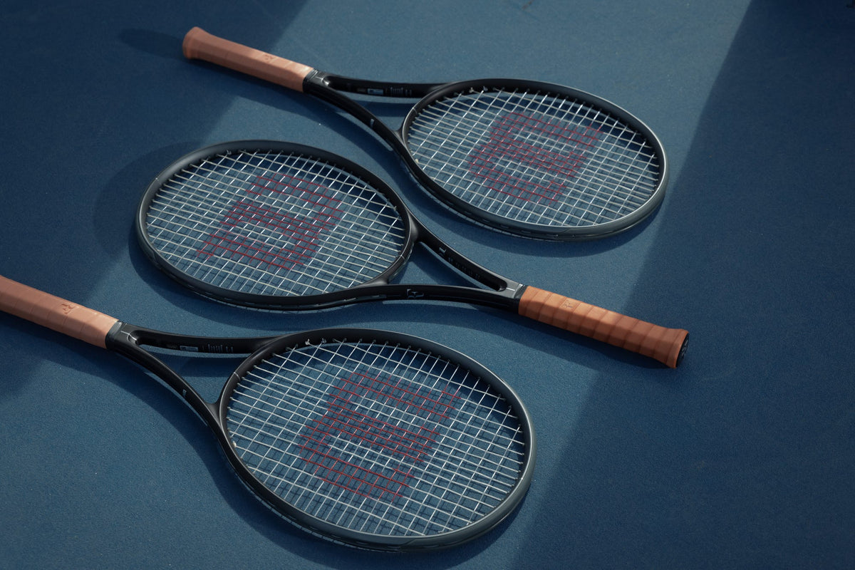 Wilson RF 01 Future Tennis Racket Unstrung, 98 sq in, 280g in Black/Blue - alternate view 9