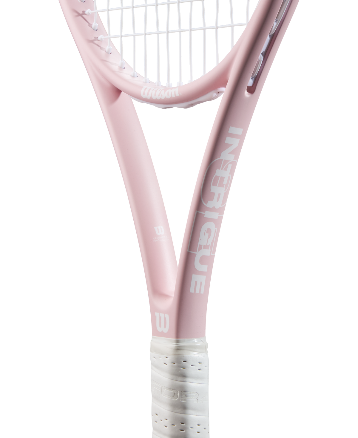 Wilson Intrigue SE 105 Tennis Racket Strung, Pink/White - alternate view 3