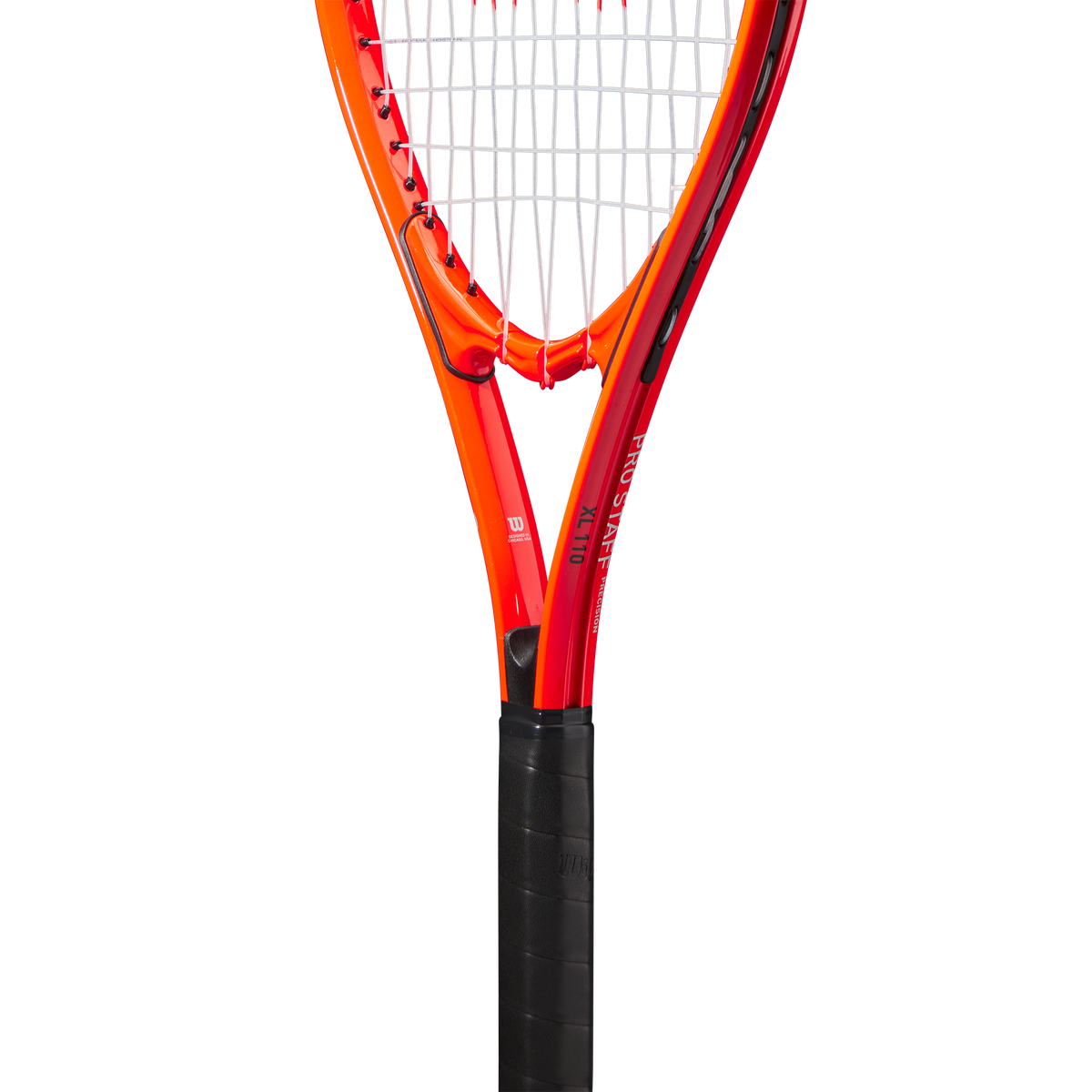 Wilson Pro Staff Precision XL 110 Tennis Racket, Strung, Red/Black, 4 3/8" Grip - alternate view 3