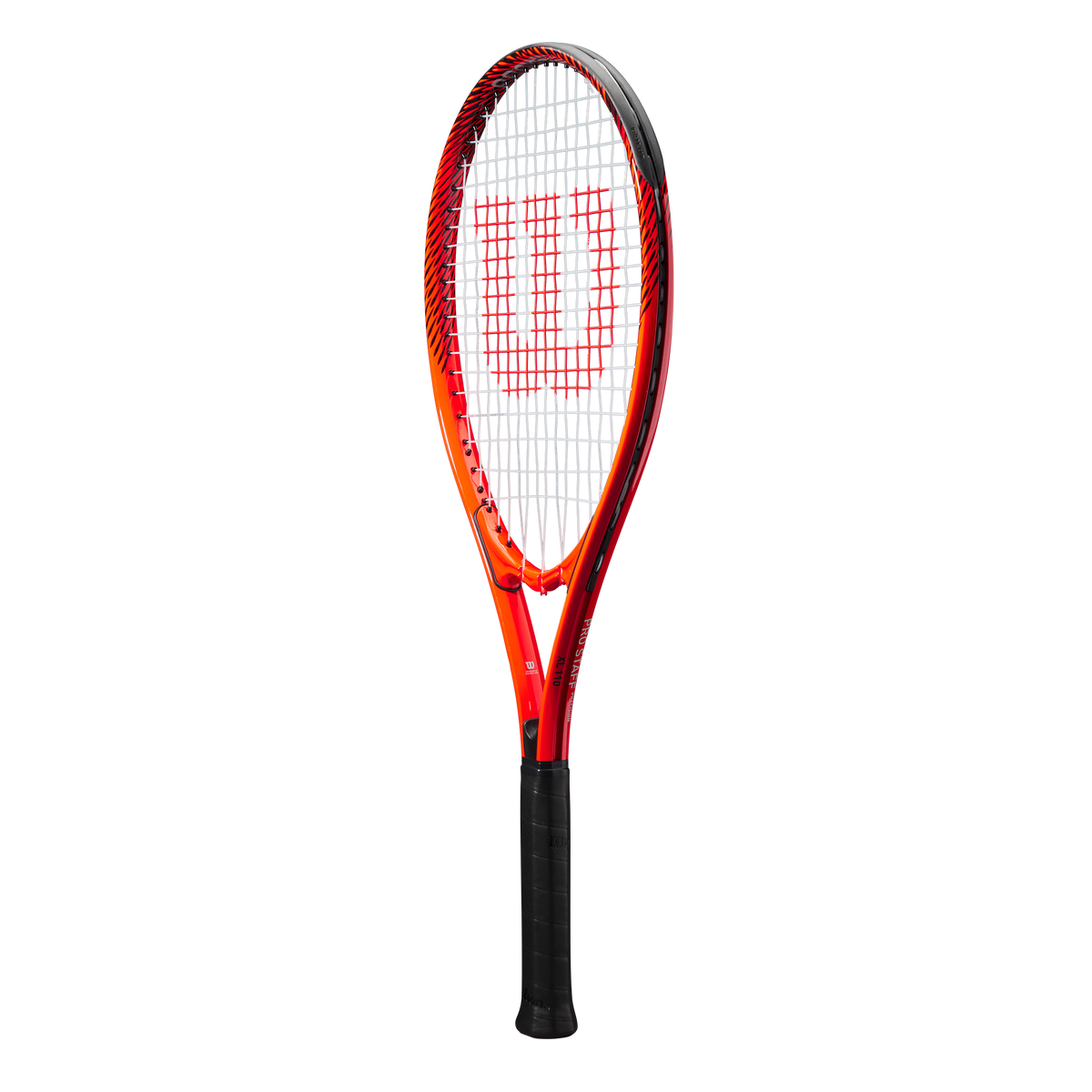 Wilson Pro Staff Precision XL 110 Tennis Racket, Strung, Red/Black, 4 3/8" Grip - alternate view 1