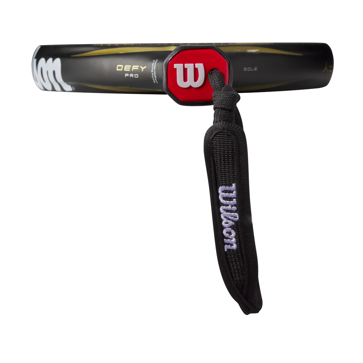 Wilson Defy Pro V1 Padel Racket, Black/Gold - alternate view 4