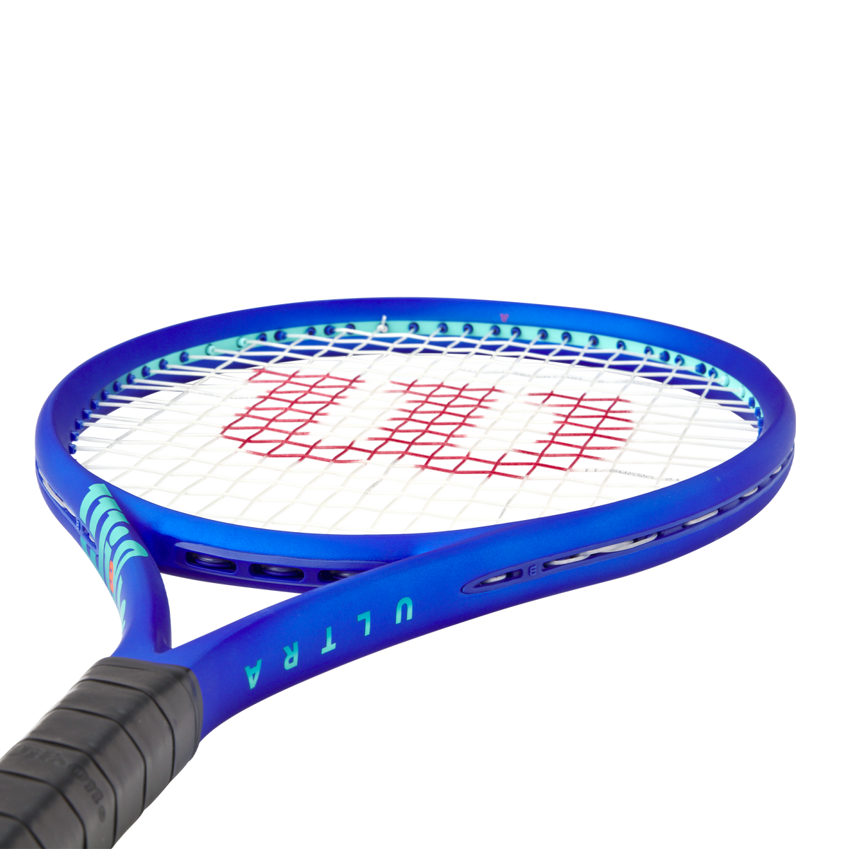 Wilson Ultra 111 V5 Tennis Racket, Unstrung in Electric Indigo - alternate view 2