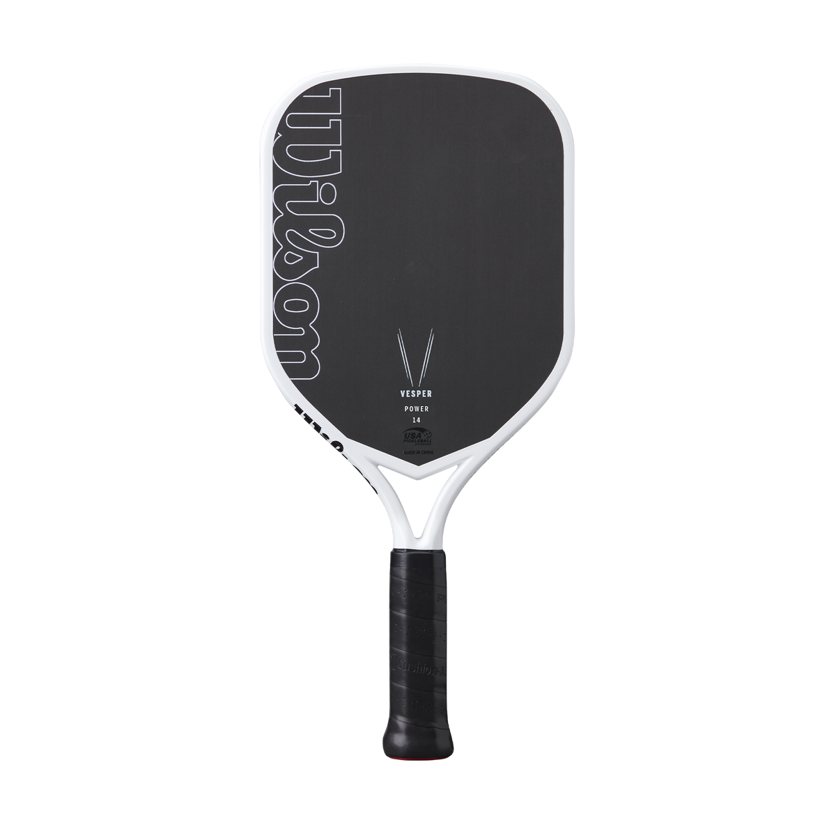 Wilson Vesper Power 14 Pickleball Paddle, Black - main view