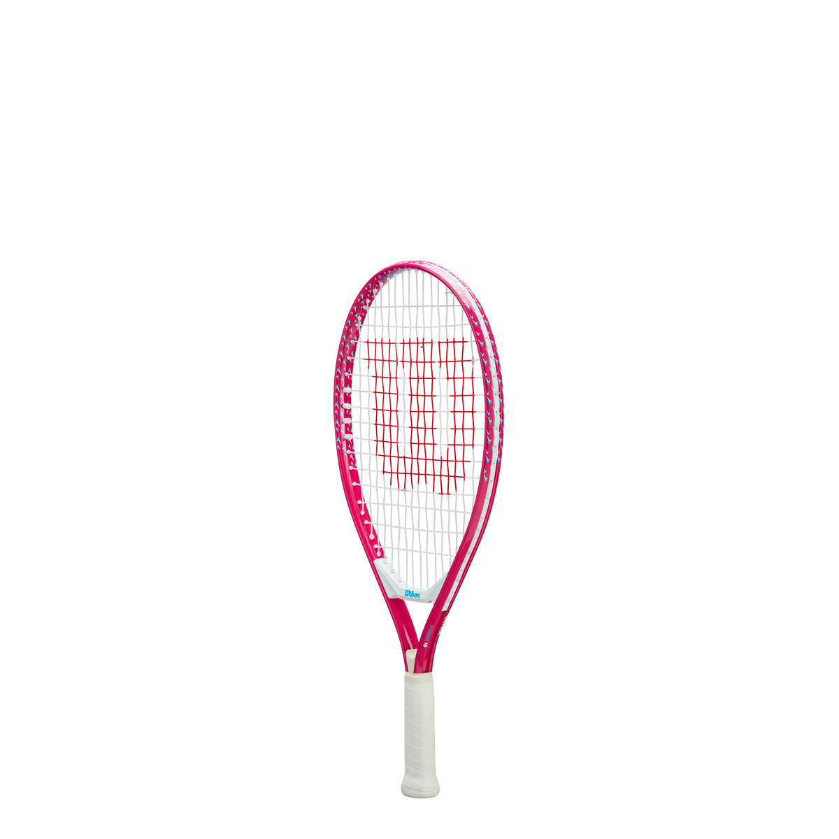 Wilson Ultra Power Jr 19 Tennis Racket, Strung, Pink/White - alternate view 1