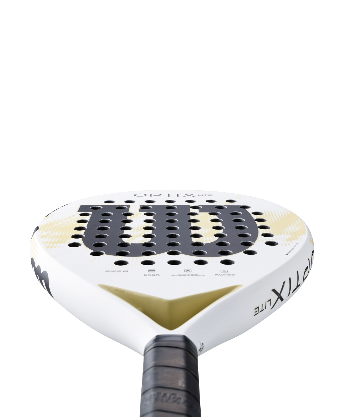 Wilson Optix V2 Lite Padel Racket, White - alternate view 3