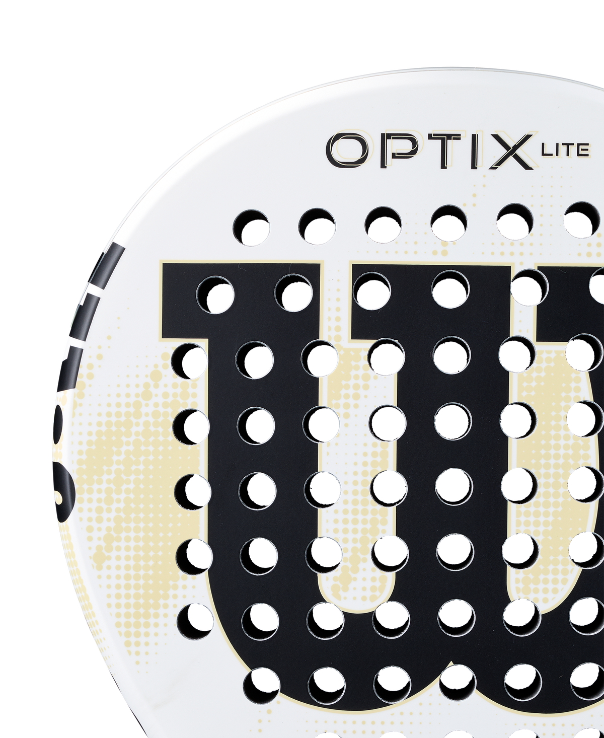 Wilson Optix V2 Lite Padel Racket, White - alternate view 4