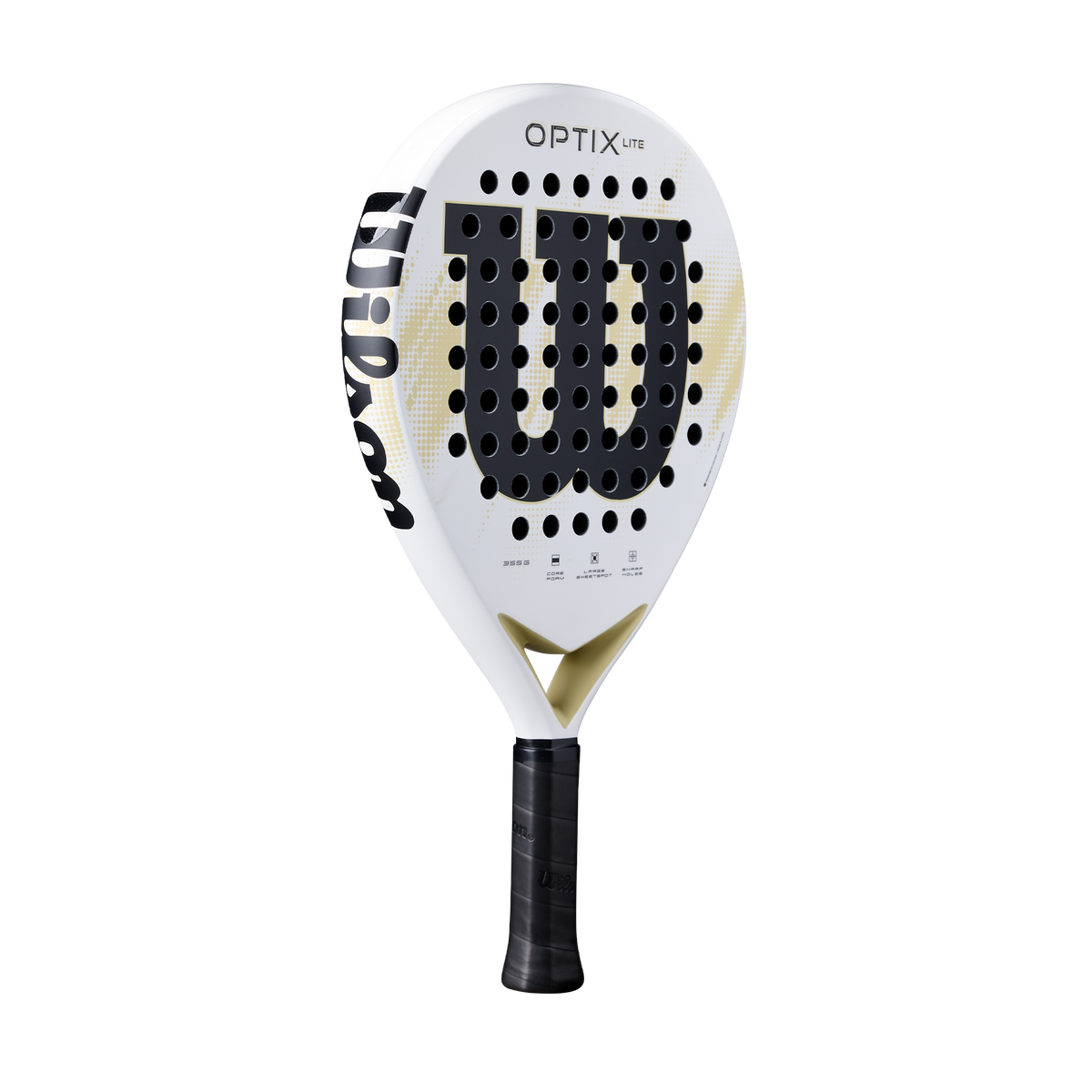 Wilson Optix V2 Lite Padel Racket, White - alternate view 1