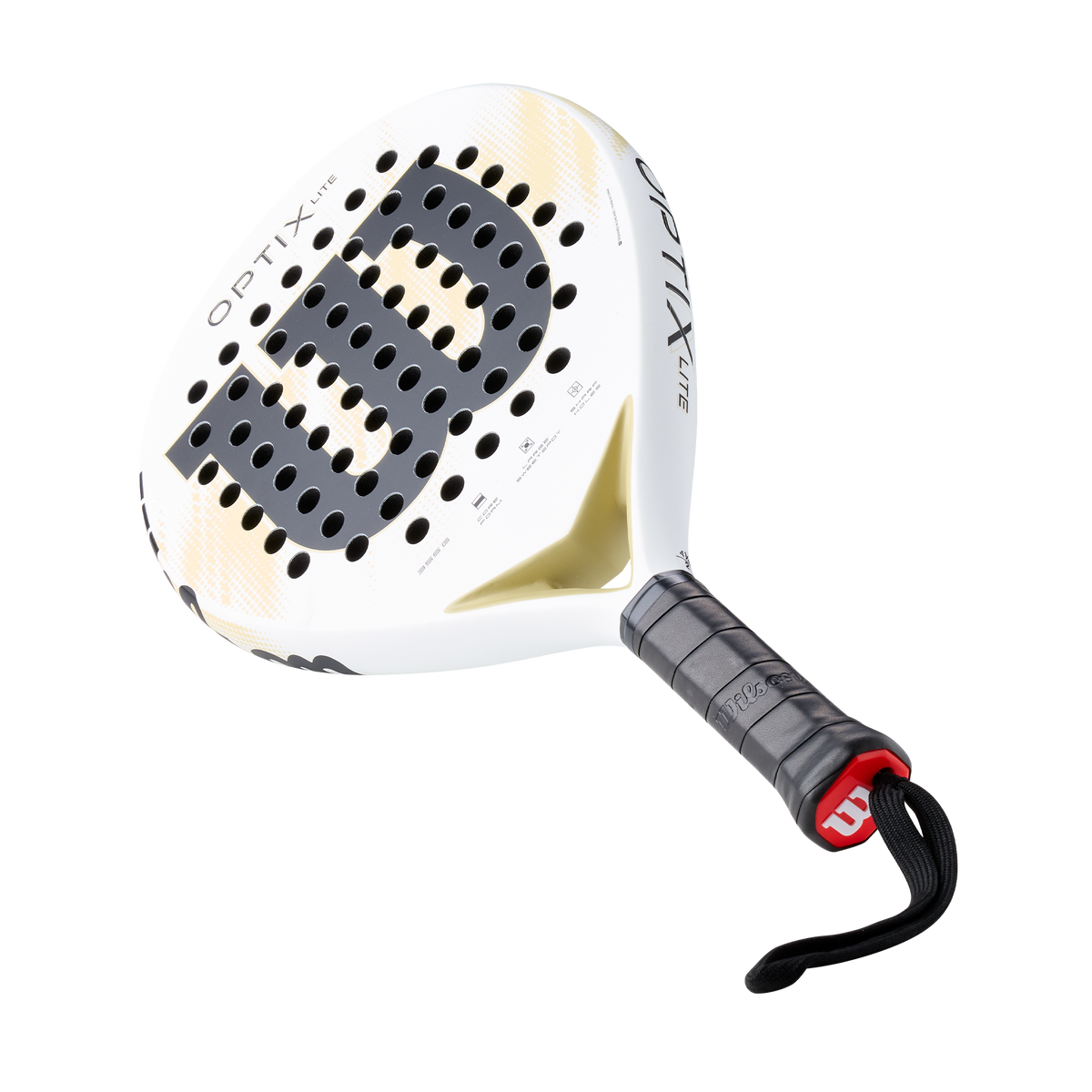 Wilson Optix V2 Lite Padel Racket, White - alternate view 6