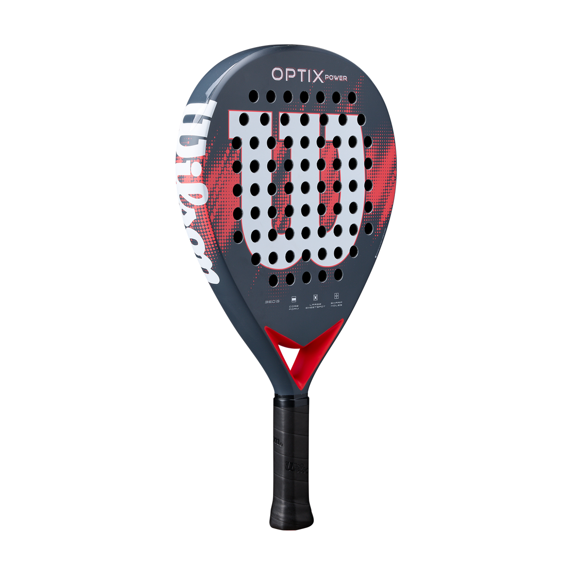 Wilson Optix V2 Power Padel Racket, Red - alternate view 1