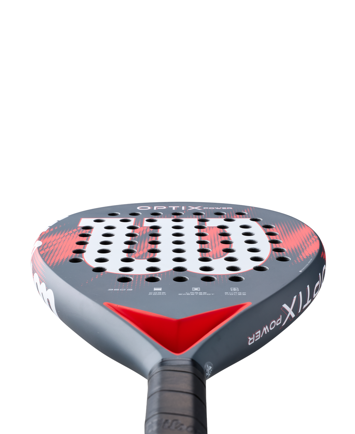 Wilson Optix V2 Power Padel Racket, Red - alternate view 3