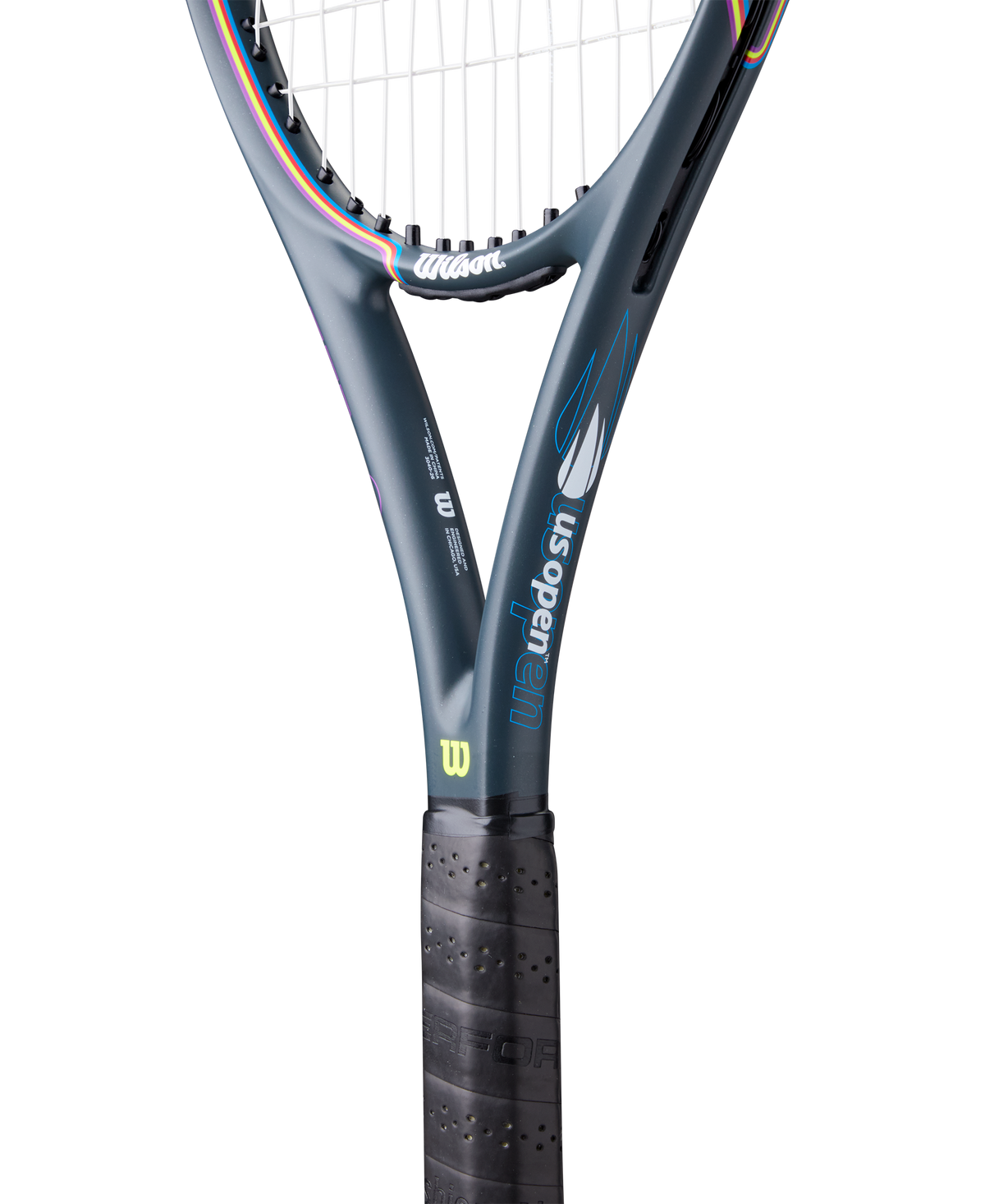 Wilson US Open Pro 100 Tennis Racket, Gray - alternate view 3