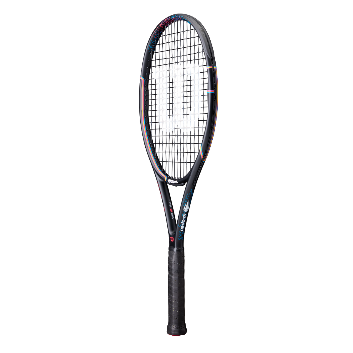 Wilson US Open BLX 100 Tennis Racket, Strung, Black - alternate view 1