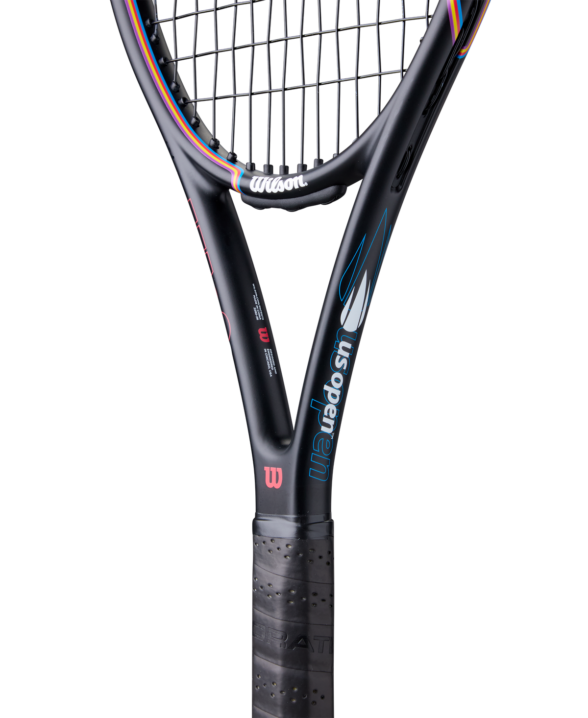 Wilson US Open BLX 100 Tennis Racket, Strung, Black - alternate view 3