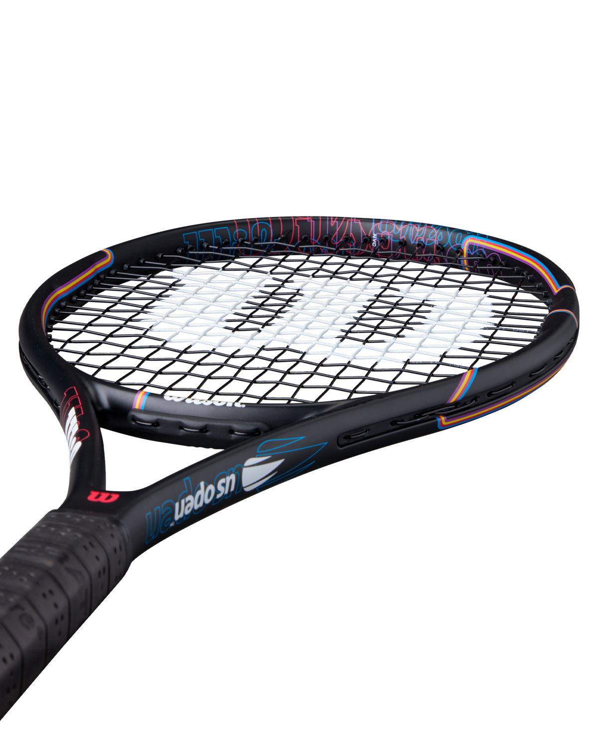 Wilson US Open BLX 100 Tennis Racket, Strung, Black - alternate view 2