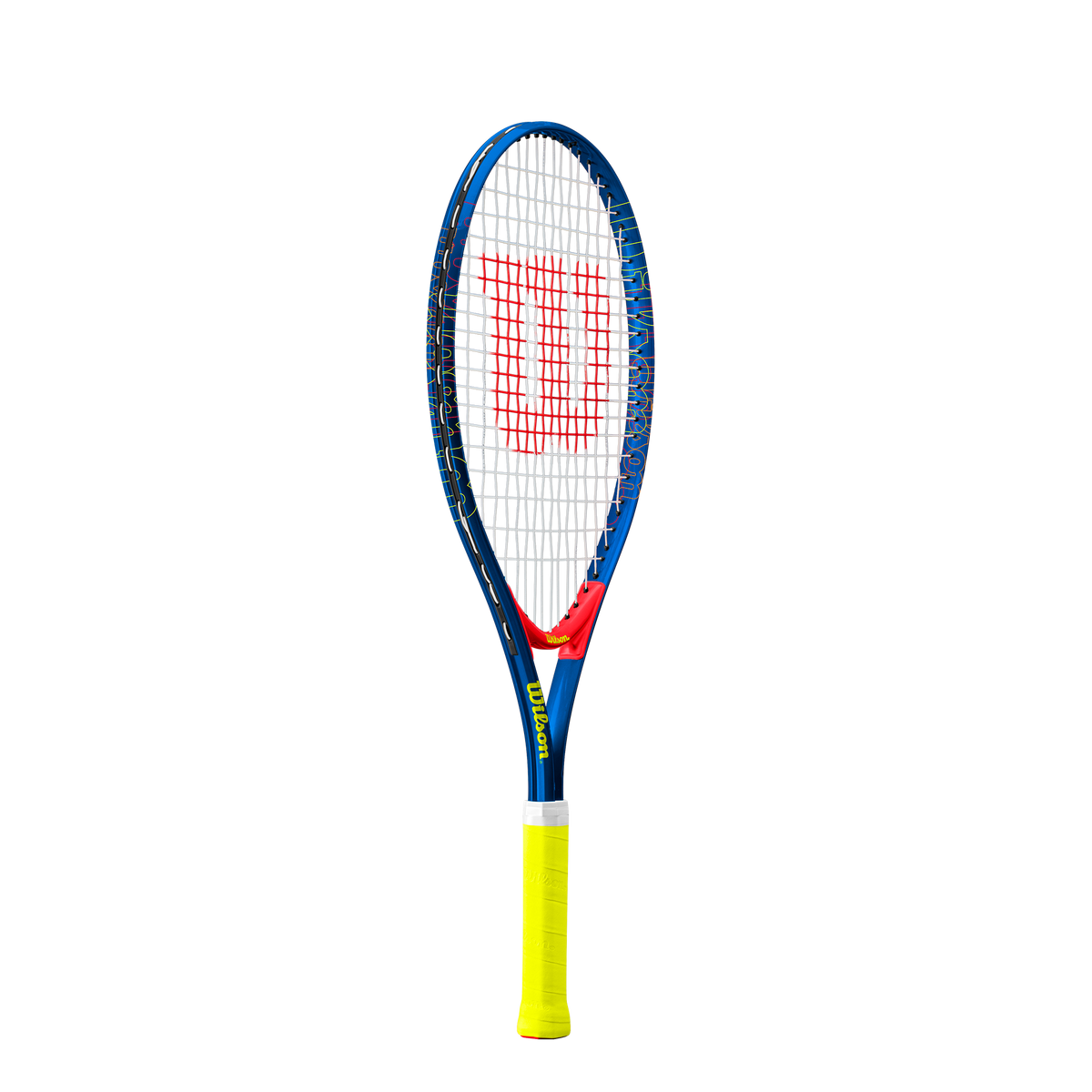 Wilson US Open Jr 25 Tennis Racket, Strung, Navy - main view