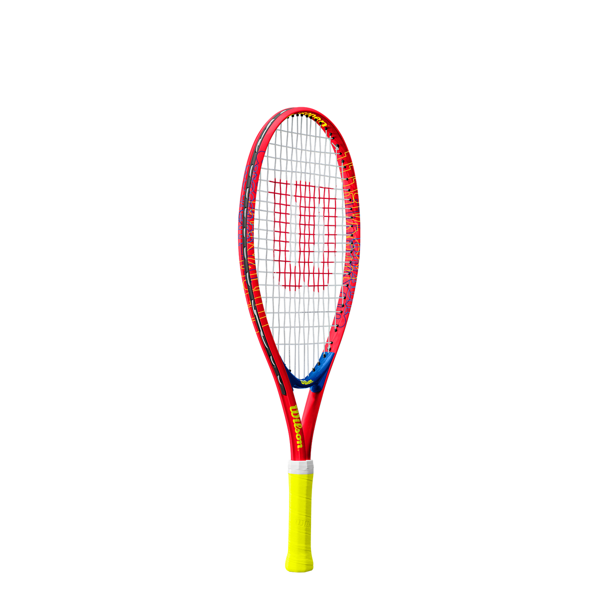 Wilson US Open Jr 23 Tennis Racket, Strung, Red - main view