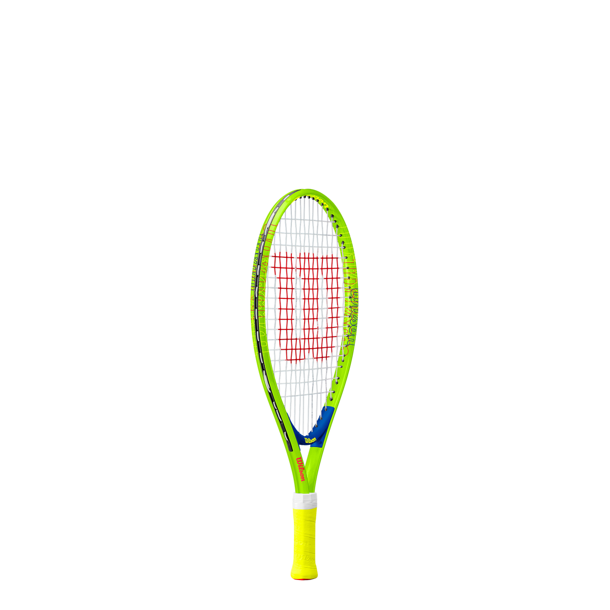 Wilson US Open Jr 19 Tennis Racket, Strung, Green - main view