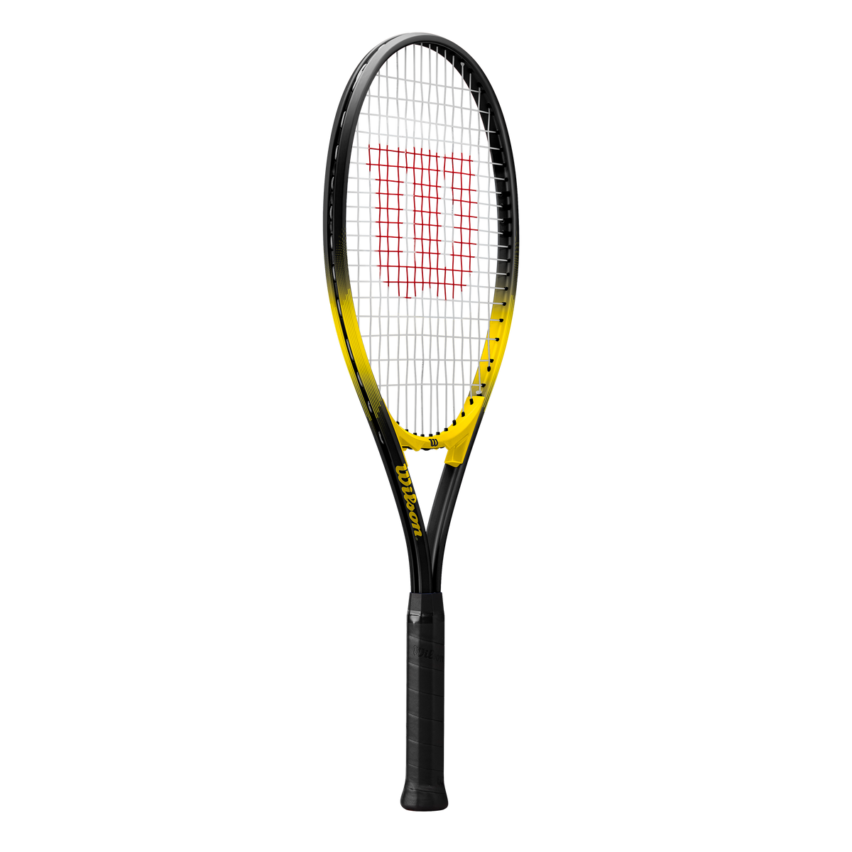 Wilson Energy XL Tennis Racket, Black/Yellow, 4 3/8 Inch Grip - main view