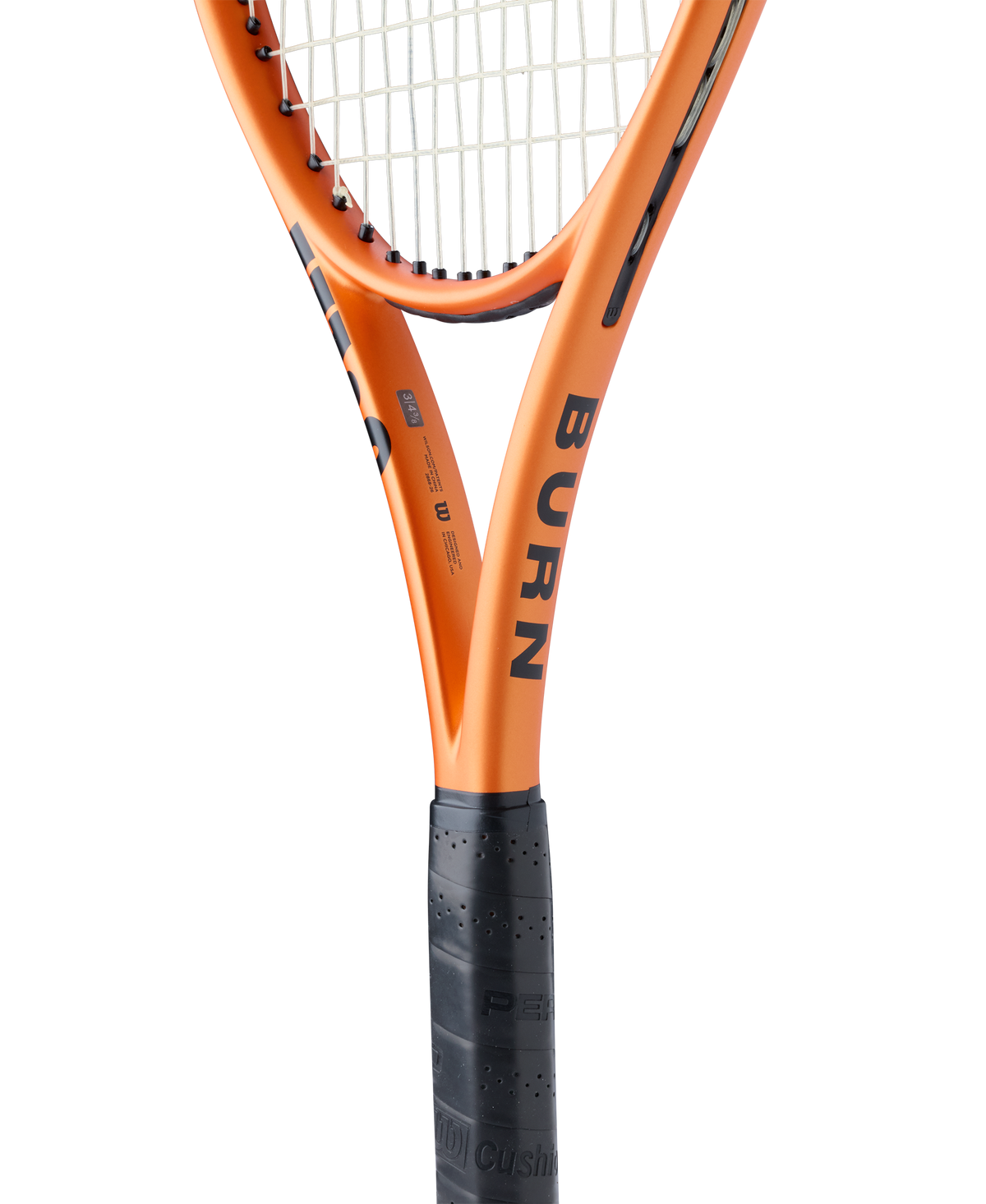 Wilson Burn V6 100LS Tennis Racket, Orange - alternate view 2