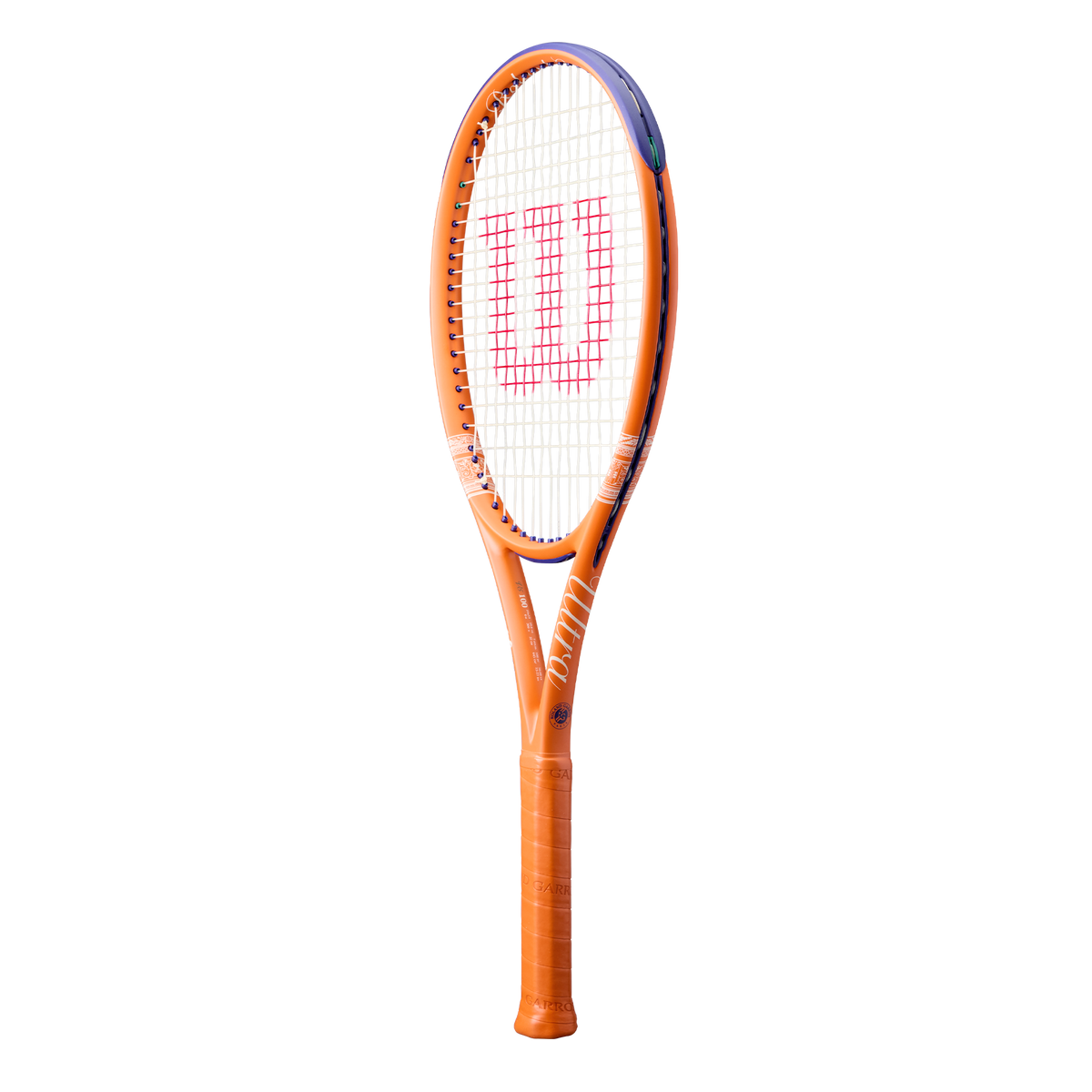 Wilson Ultra 100 V5 Roland-Garros 2026 Tennis Racket, Unstrung in Clay - alternate view 1