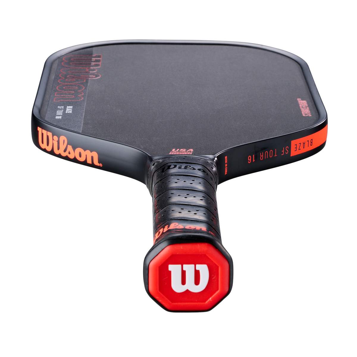 Wilson Blaze StrikeFoam Tour 16 Pickleball Paddle, Black/Red - alternate view 3