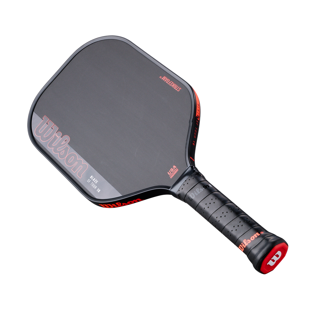 Wilson Blaze StrikeFoam Tour 16 Pickleball Paddle, Black/Red - alternate view 5