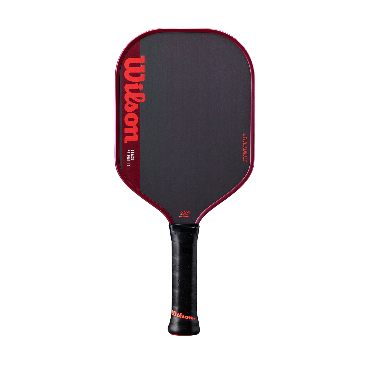 Wilson Blaze StrikeFoam Pro 13 Pickleball Paddle, Black/Red - main view