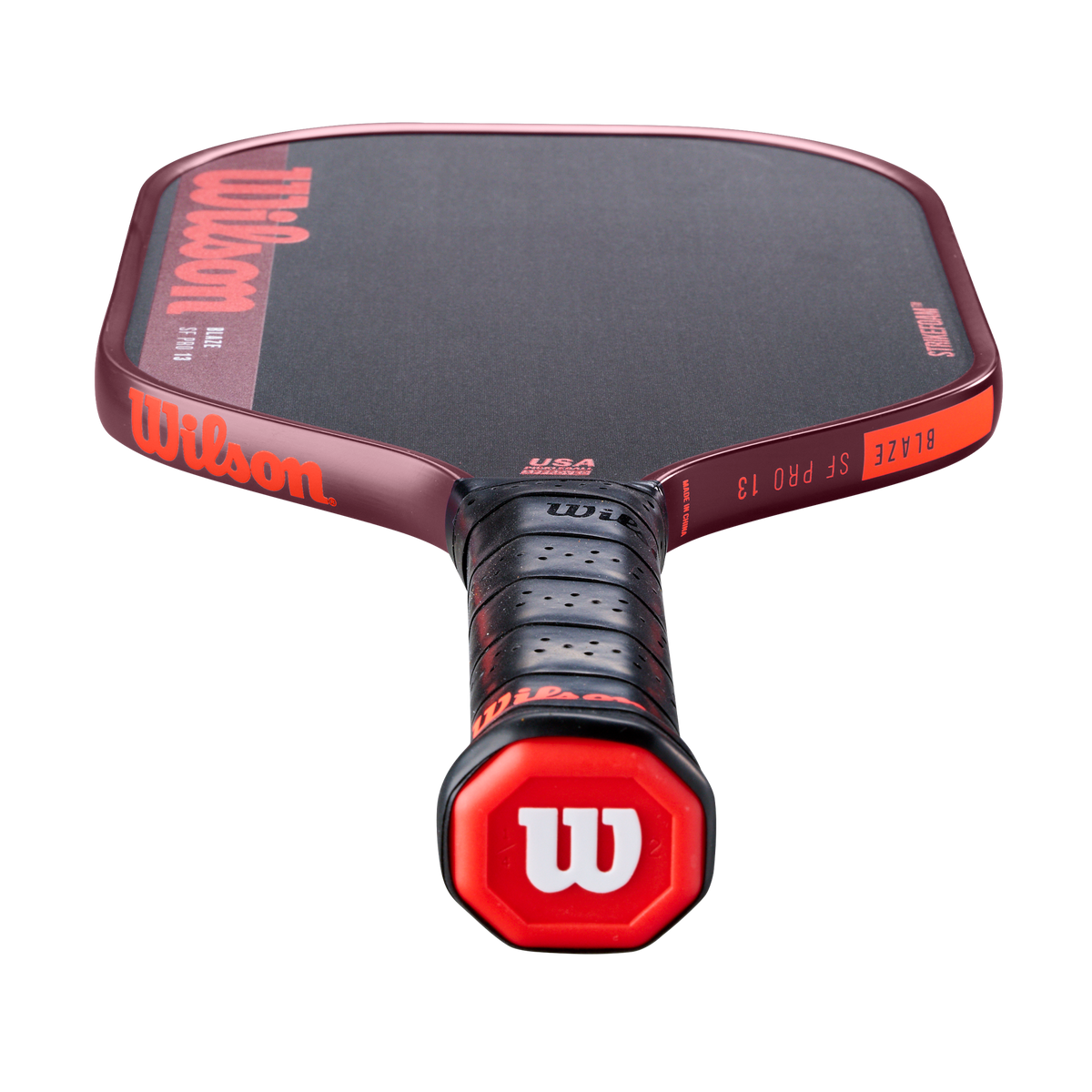 Wilson Blaze StrikeFoam Pro 13 Pickleball Paddle, Black/Red - alternate view 3