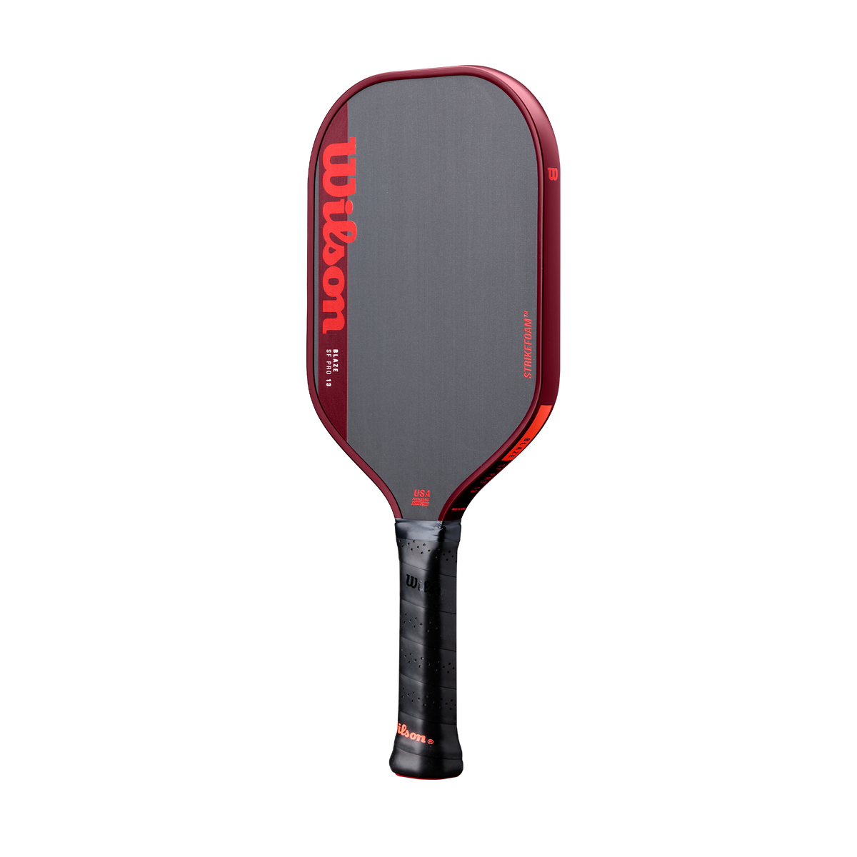 Wilson Blaze StrikeFoam Pro 13 Pickleball Paddle, Black/Red - alternate view 2