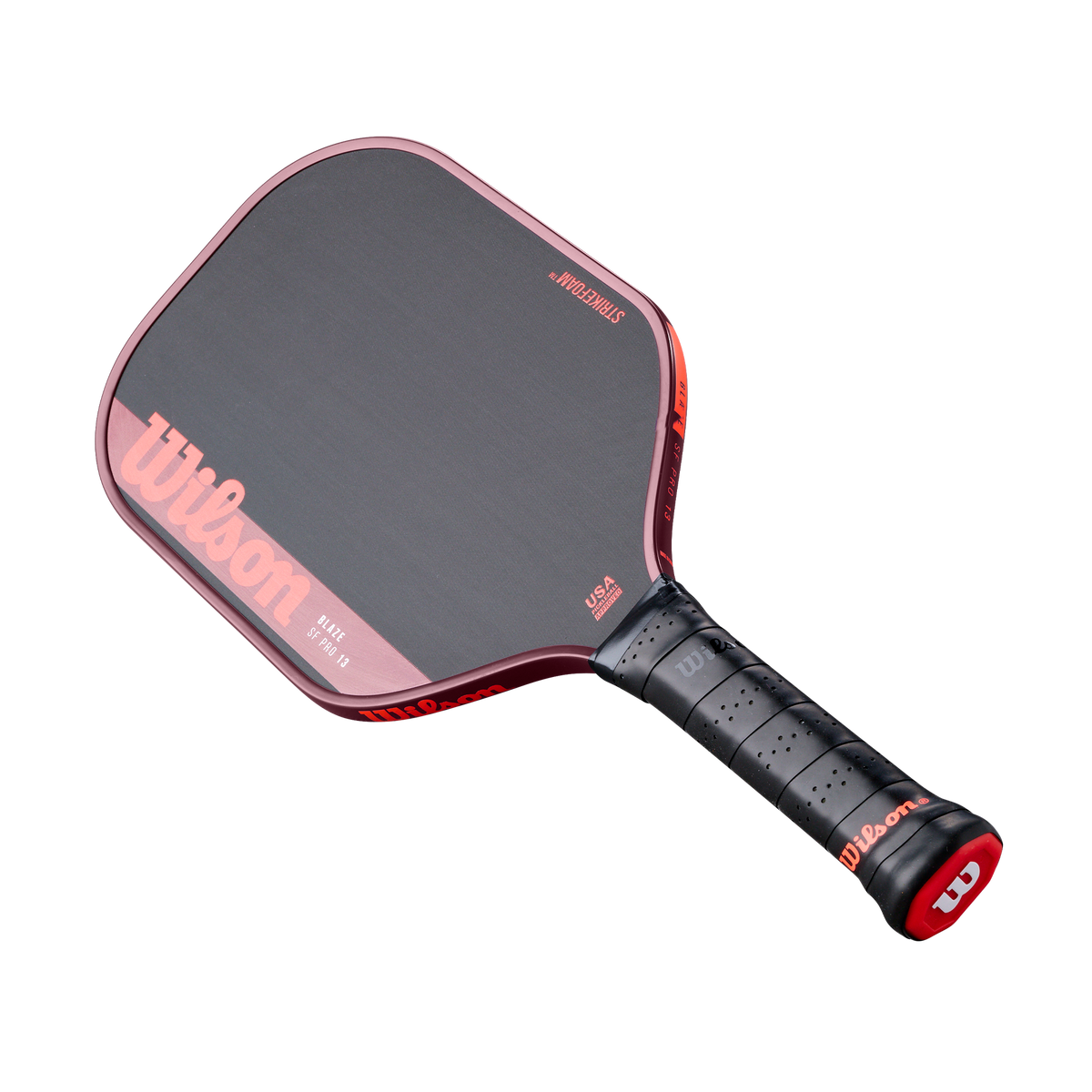 Wilson Blaze StrikeFoam Pro 13 Pickleball Paddle, Black/Red - alternate view 5