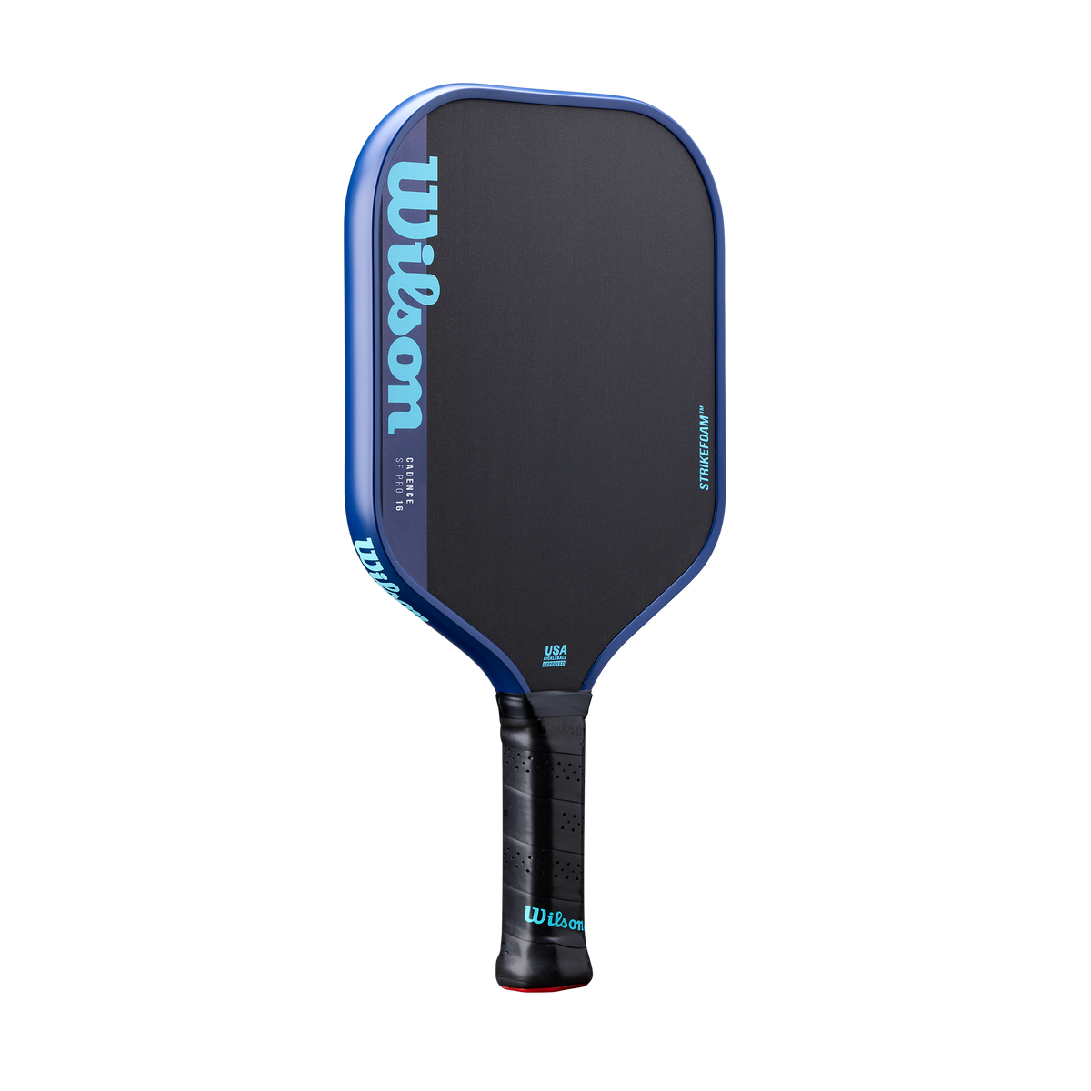 Wilson Cadence StrikeFoam Pro 16 Pickleball Paddle, Black/Blue - alternate view 1