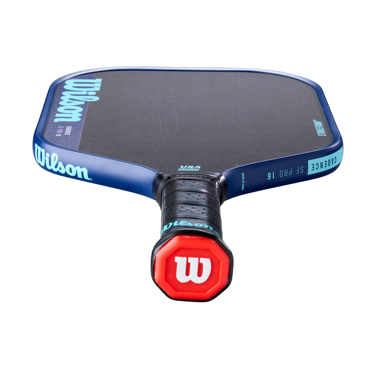 Wilson Cadence StrikeFoam Pro 16 Pickleball Paddle, Black/Blue - alternate view 3