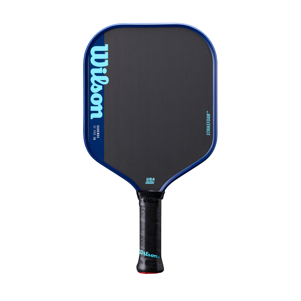 Wilson Cadence StrikeFoam Pro 16 Pickleball Paddle, Black/Blue - main view