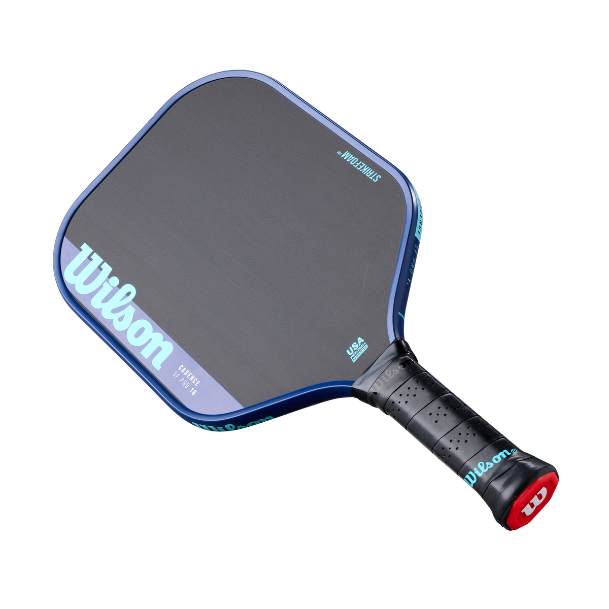 Wilson Cadence StrikeFoam Pro 16 Pickleball Paddle, Black/Blue - alternate view 5