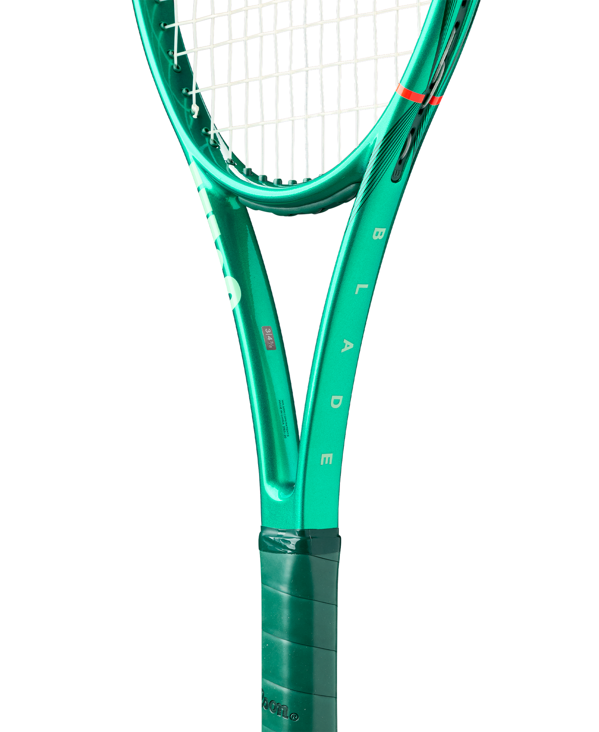 Wilson Blade 100 Pro V10 Tennis Racket, Unstrung in Championship Green - alternate view 4
