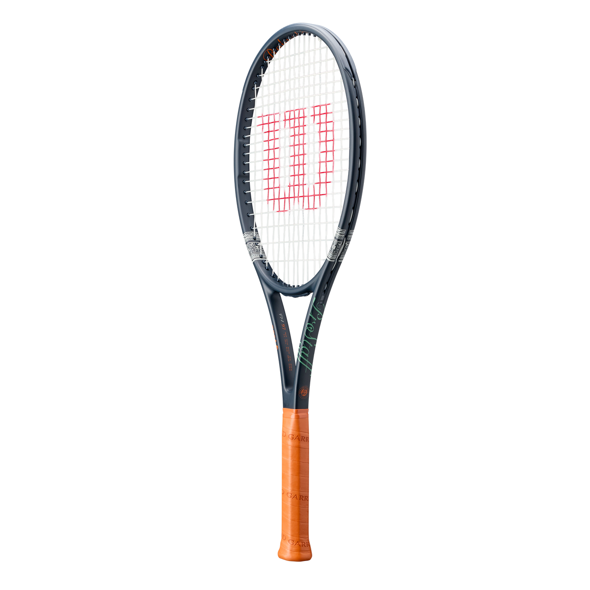 Wilson Pro Staff 97 V14 Roland-Garros 2026 Session de Soirée Tennis Racket, Unstrung in Dark Blue - alternate view 1